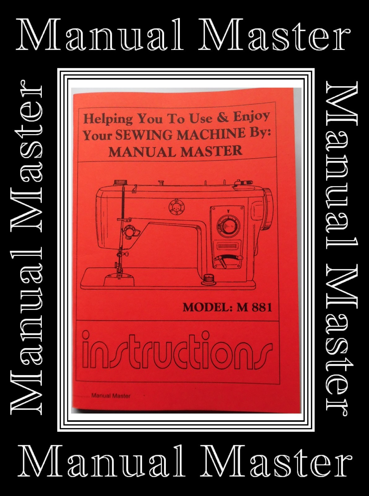 Models M 881 Jones Brother sewing machine instruction Manual Booklet eBay