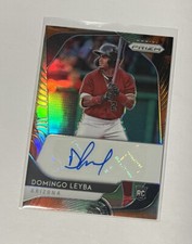 2020 Panini Prizm Domingo Leyba No. RA-DL Cosmic Haze RC 10/50