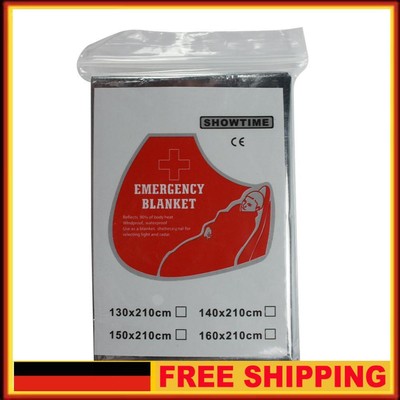 Outdoor Water Proof Emergency Rescue Blanket Foil Curtain (130x210cm)