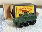 Matchbox Moko Lesney # 54a Saracen Personnel Carrier 6BPW NMinFairBox original