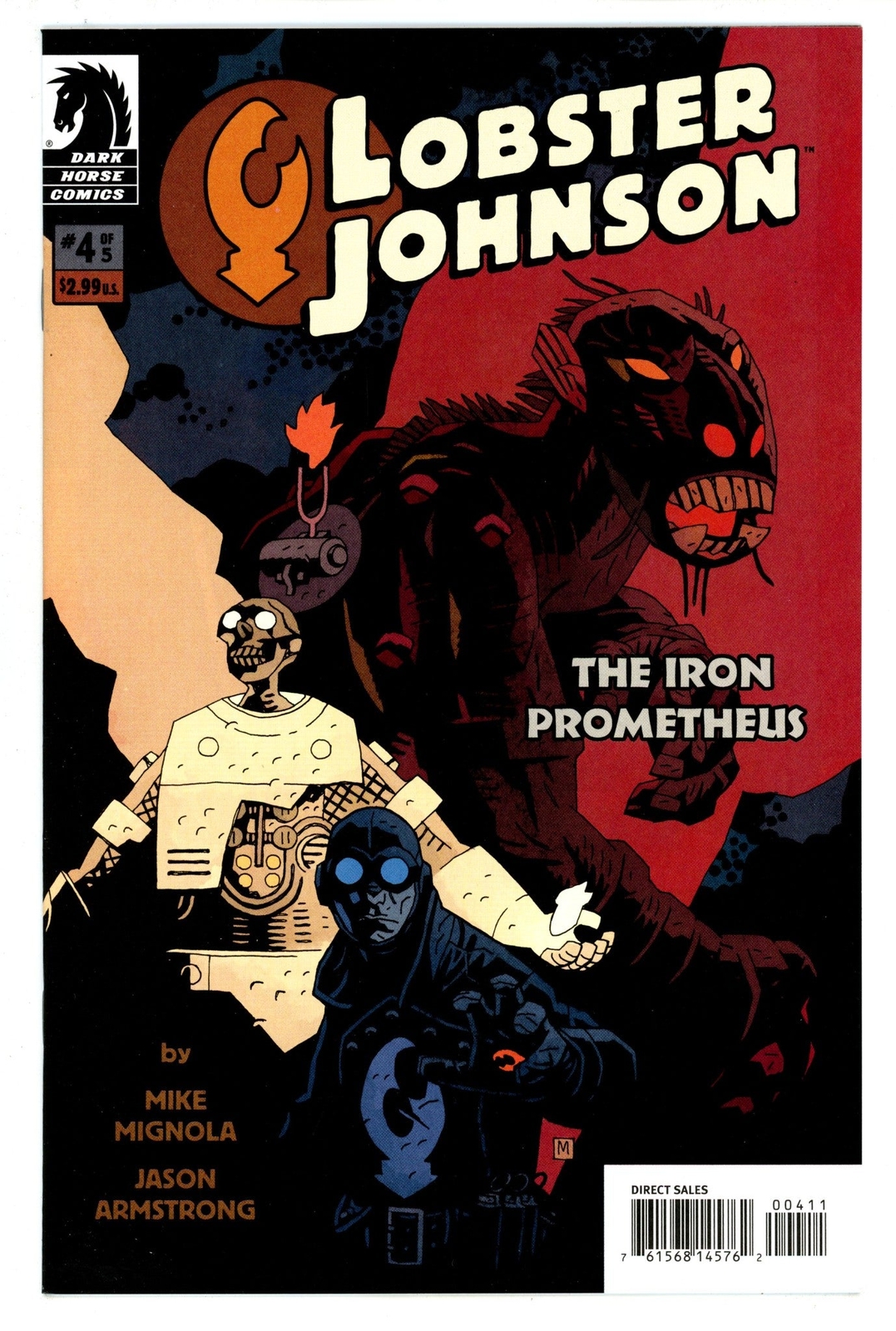 Lobster Johnson The Iron Prometheus 4 High Grade Dark Horse (2007) eBay
