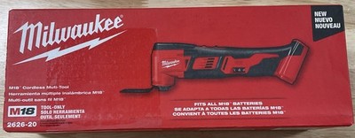 Milwaukee 2626-20 M18 Cordless Oscillating Multi-Tool (Tool Only) - NEW!