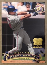 1996 Stadium Club - Extreme Players - Gold - Manny Ramirez - Cleveland Indians -