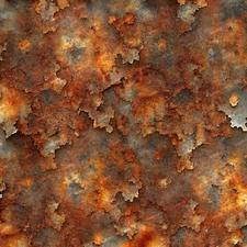 Rusty Metal 45 - 18"x46" Hydrographic Film Hydro Dipping