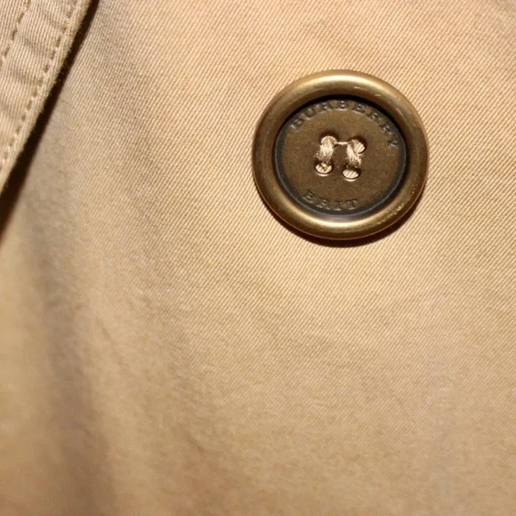 BURBERRY BRIT 卡其色双排扣腰带裙,尺寸 12 RRP,450 美元 — 第 4/4 张图片