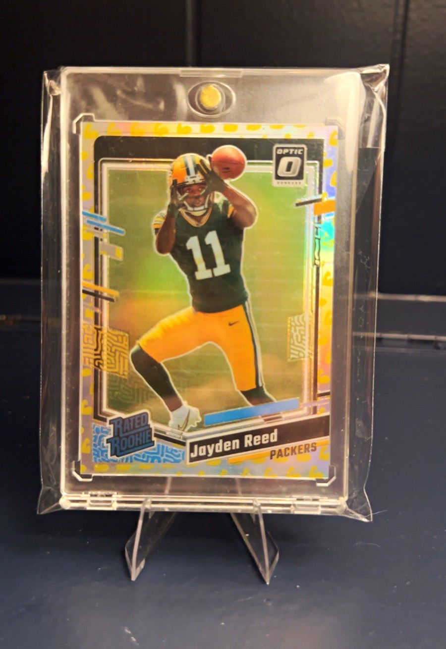 Panini 2023 Donruss Optic Jayden Reed RC Rated Rookie Flex Prizm /149 #239