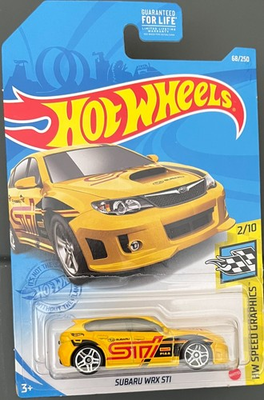 #ad HOT WHEELS SUBARU WRK SSTI YELLOW 68 250. SEE COMBINED OFFERS $2.25