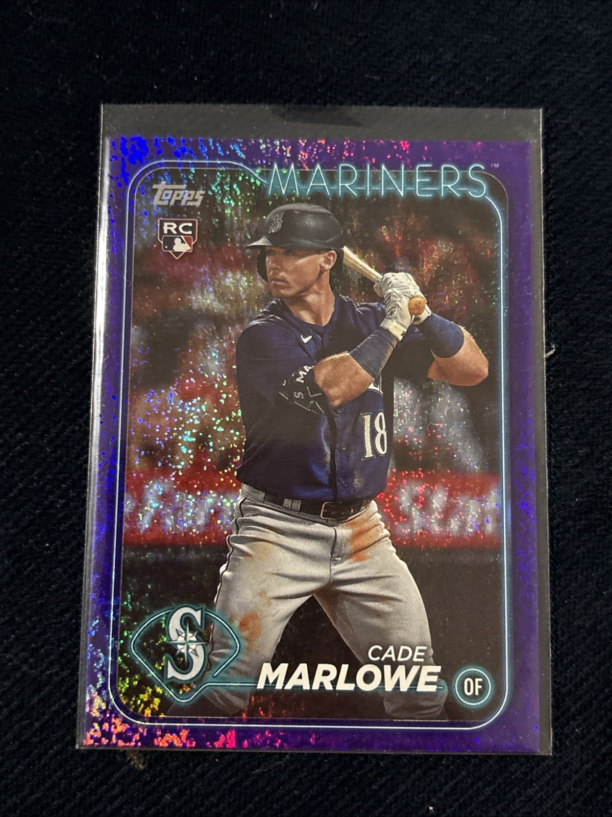 2024 Topps Cade Marlowe Purple Sparkle /799 RC #286