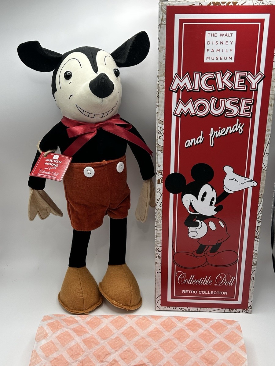 Mickey Mouse Retro 1930s Plush Doll w/ Box – Disney Family Museum