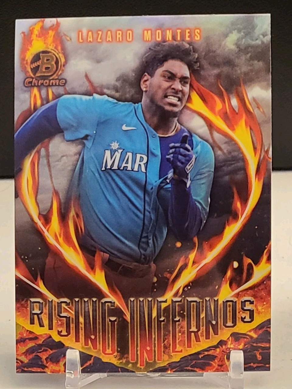 2024 Bowman Lazaro Montes Rising Infernos #RI-19
