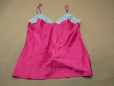 Henri Bendel Size 2 Womens Pink Lace Silk Blend Unlined Wireless Camisole 11J