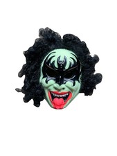 MASCARILLA DE MIEDO PELUDA BEN COOPER DE COLECCIÓN GENE SIMMONS BESO MÁSCARA DE HALLOWEEN