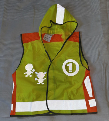 Warnweste Sicherheitsweste Reflektorweste Schutzbekleidung ADAC Gr. 134 / 140