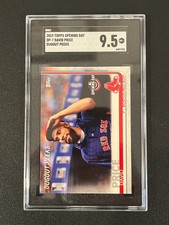 David Price 2019 Topps Opening Day Dugout Peeks SGC 9.5 Red Sox 