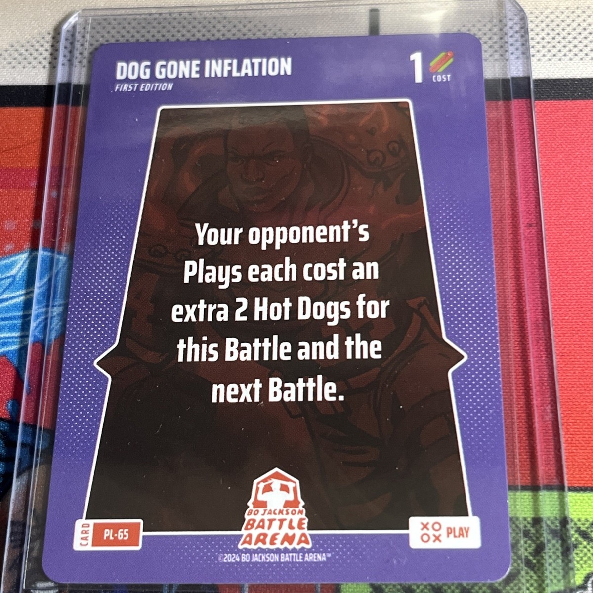 2024 Bo Jackson Battle Arena Alpha PLAY CARD # PL-65 Dog Gone Inflation
