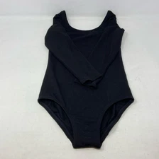 Stelle Girls Long Sleeve Ballet Leotard - Black, Size 90/4T