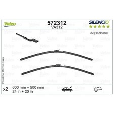 Valeo Scheibenwischer Set vorne 572312 VA312 31693567 | 841313