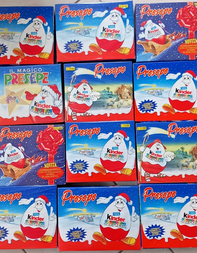 SORPRESINE KINDER FERRERO PRESEPE NATALE CONFEZIONE ORIGINALE ENTRA & SCEGLI RAR - Photo 1/21
