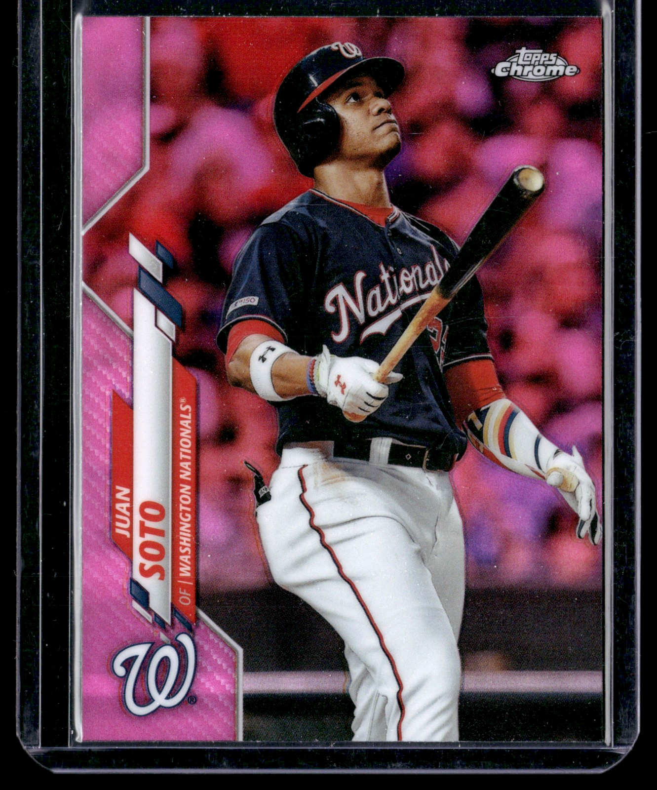 Juan Soto 2020 Topps Chrome Pink Refractor #12
