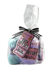 Onyx Bathhouse Champagne Wishes Bath Gift Set, Honey  Pear w/Moroccan Oil