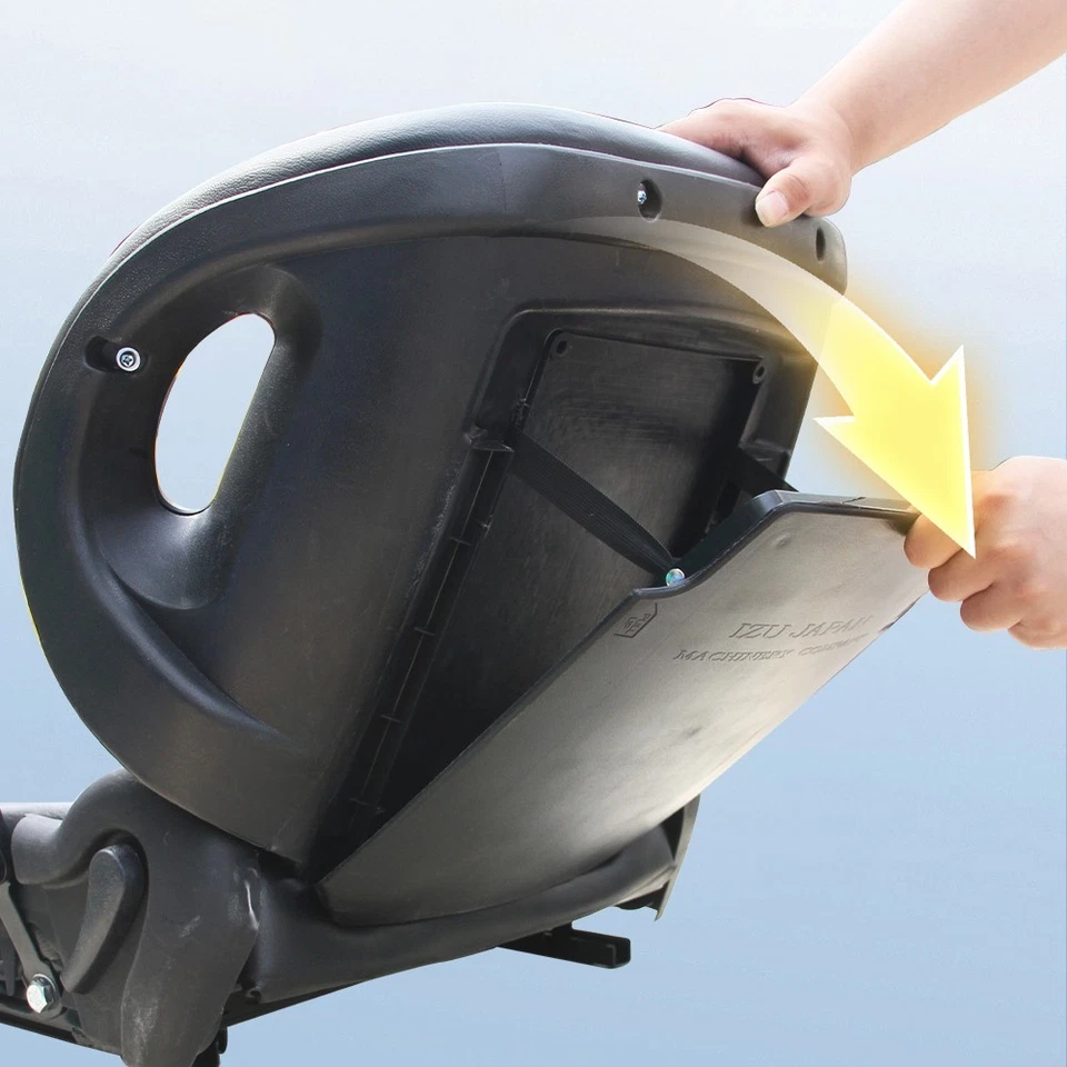 Asiento de carretilla elevadora ajustable asiento de tractor con reposabrazos de cinturón de seguridad envío gratuito EE. UU. Foto 3 de 4