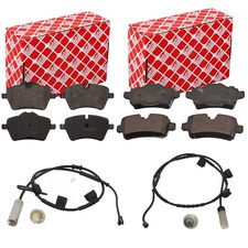FEBI BREMSBELÄGE VORNE+HINTEN passend für MINI Mini R56 R59