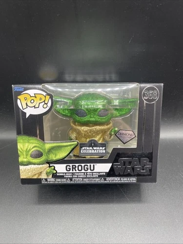 Funko Pop! Star Wars Celebration 2022 Exclusive Grogu Diamond #368 5,000 Pieces