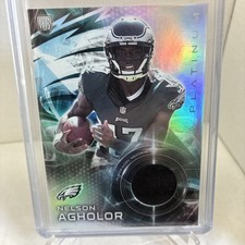 2015 Topps Platinum Platinum Rookie Relics Nelson Agholor #PRR-NA