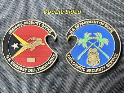 U.S. Embassy Dili, Timor-Leste Regional Security Office Challenge Coin 4#I