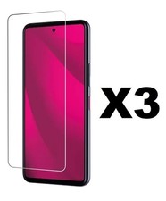 3-Pack Clear Tempered Glass Screen Protector for T-Mobile Revvl 7 Pro 5G
