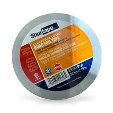 Shurtape HVAC Foil Tape AF-099 (2.83" x 60 Yd) 181A-P/B-FX (72mm x 55m)