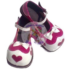 Mexican Professional Pink White Clown Shoes Zapato Para Payaso Made In Mexico
