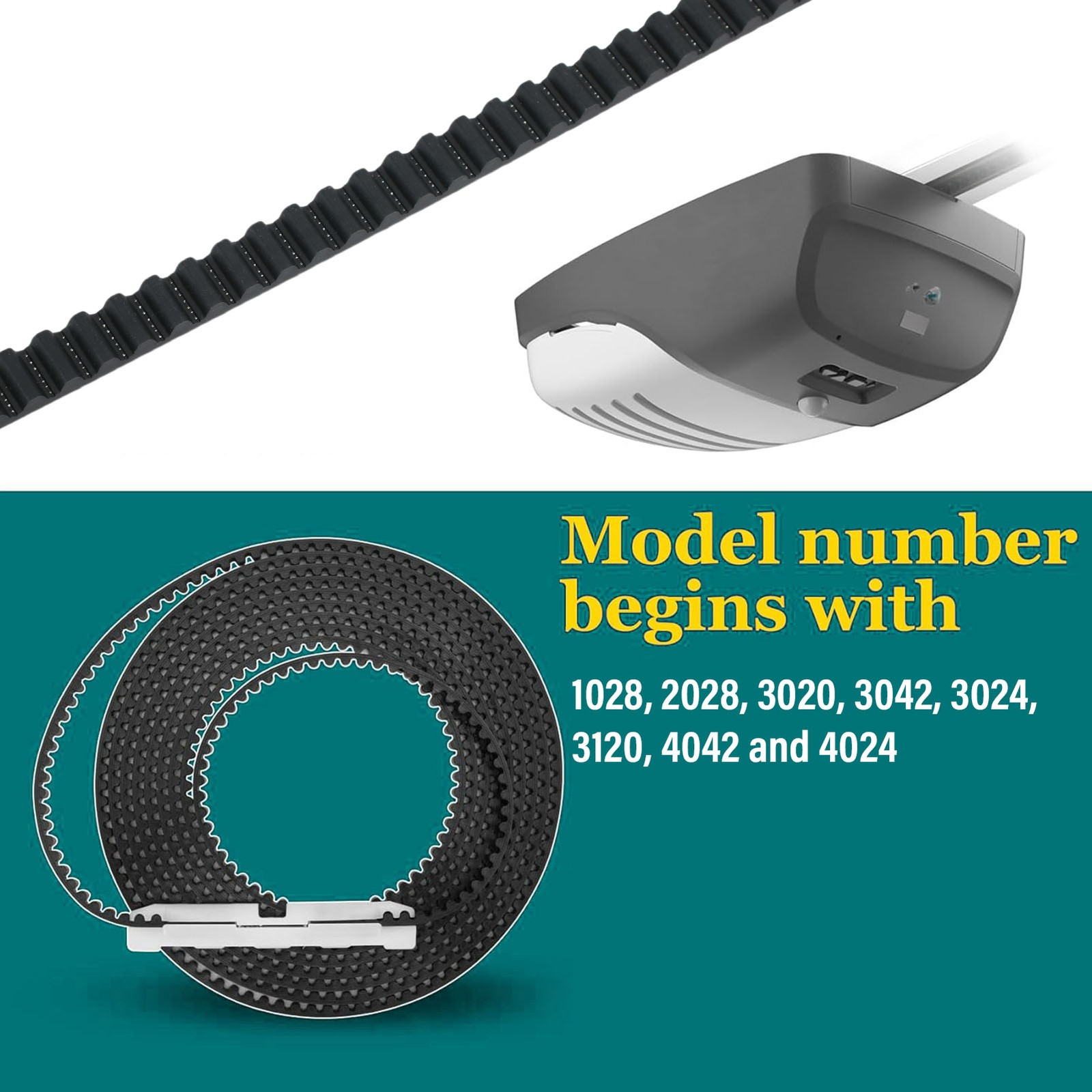Genie Silentmax 1000 7ft Garage Door Drive Belt Replacement For Homeowners New