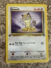 Pokémon Card 1st Edition Meowth 56/64 Vintage WOTC Jungle NM