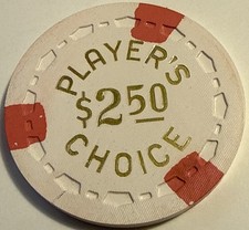 RARE PLAYERS CHOICE $2.50 CASINO CHIP MARKHAM ONTARIO CANADA COMBINE SHIPPING