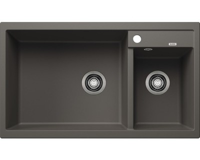 Spüle Blanco METRA 9 860 x 500 mm vulkangrau 527304 2 Spülbecken Ohne Tropffläch
