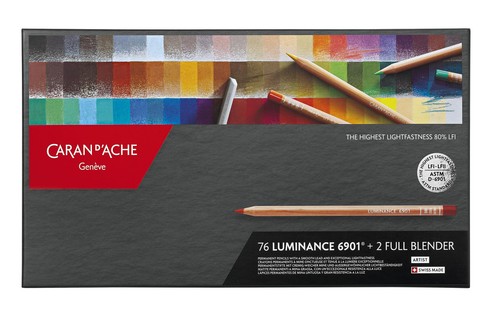 Caran d'Ache Luminance Clr Pncl Set 76 Artist Rng Pencil Set 6901.776 ...