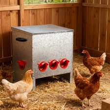 Outdoor Chicken Nesting Box, 4-6Hole Metal Egg Laying Box for Chicken Coop