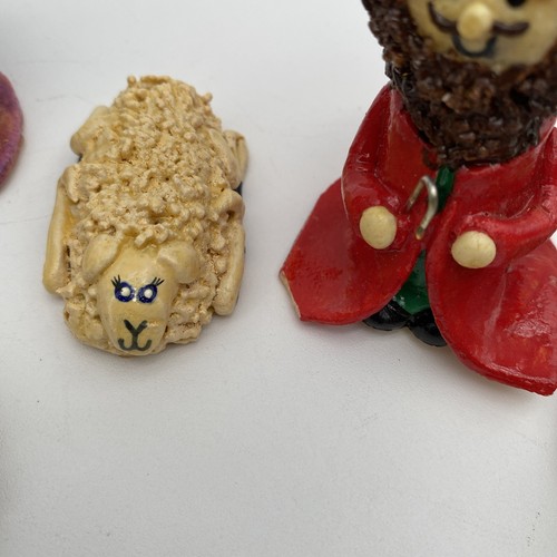 Salt Dough 12 Piece Nativity Scene Handmade Ornaments Christmas Folk Art READ - Picture 8 of 20