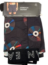 NWT AMERICAN EAGLE 4" Stretch Boxer Sz XS-S-XL Blac CDs 92