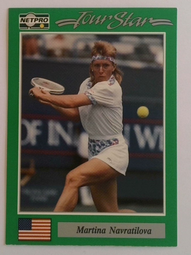 Martina Navratilova #4 (Tennis Cards 1991 NetPro Tour Stars) — is it worth grading?