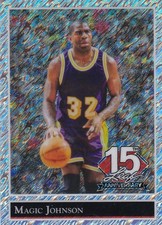 Magic Johnson 2025 Leaf National 15th Anniversary 1991 Retro Shimmer #12/15