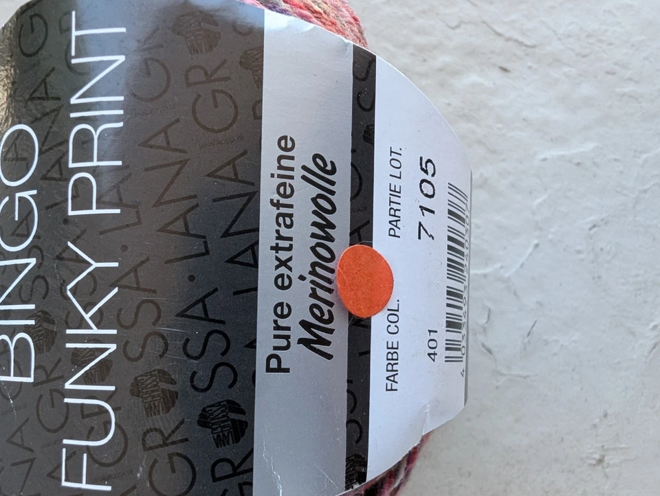 LANA GROSSA Extrafine Merino Wool Yarn, 50 GM, 175 YDS Italy Pinks Rose - Image 4 of 4