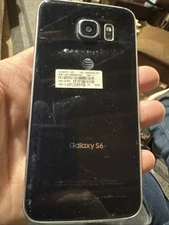 Samsung Galaxy S6 Black Smartphone Not Turning on Phone for Parts Only WiFi Case
