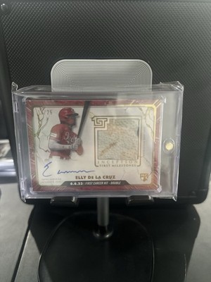 2024 Topps Inception Elly De La Cruz /25 Red First Milestone Auto Relic #FMAR-ED