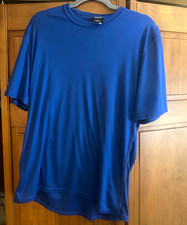 Vintage Patagonia Capilene Shirt Mens Large Blue USA Made Short Sleeve Y2K 2000