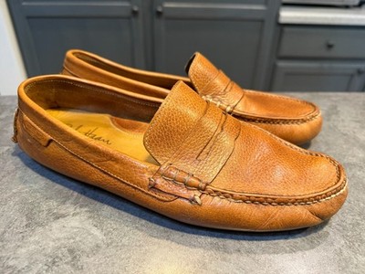 Cole Haan Men's Penny Loafer Sz 10 Brown Leather Driving Moc SlipOn NikeAir