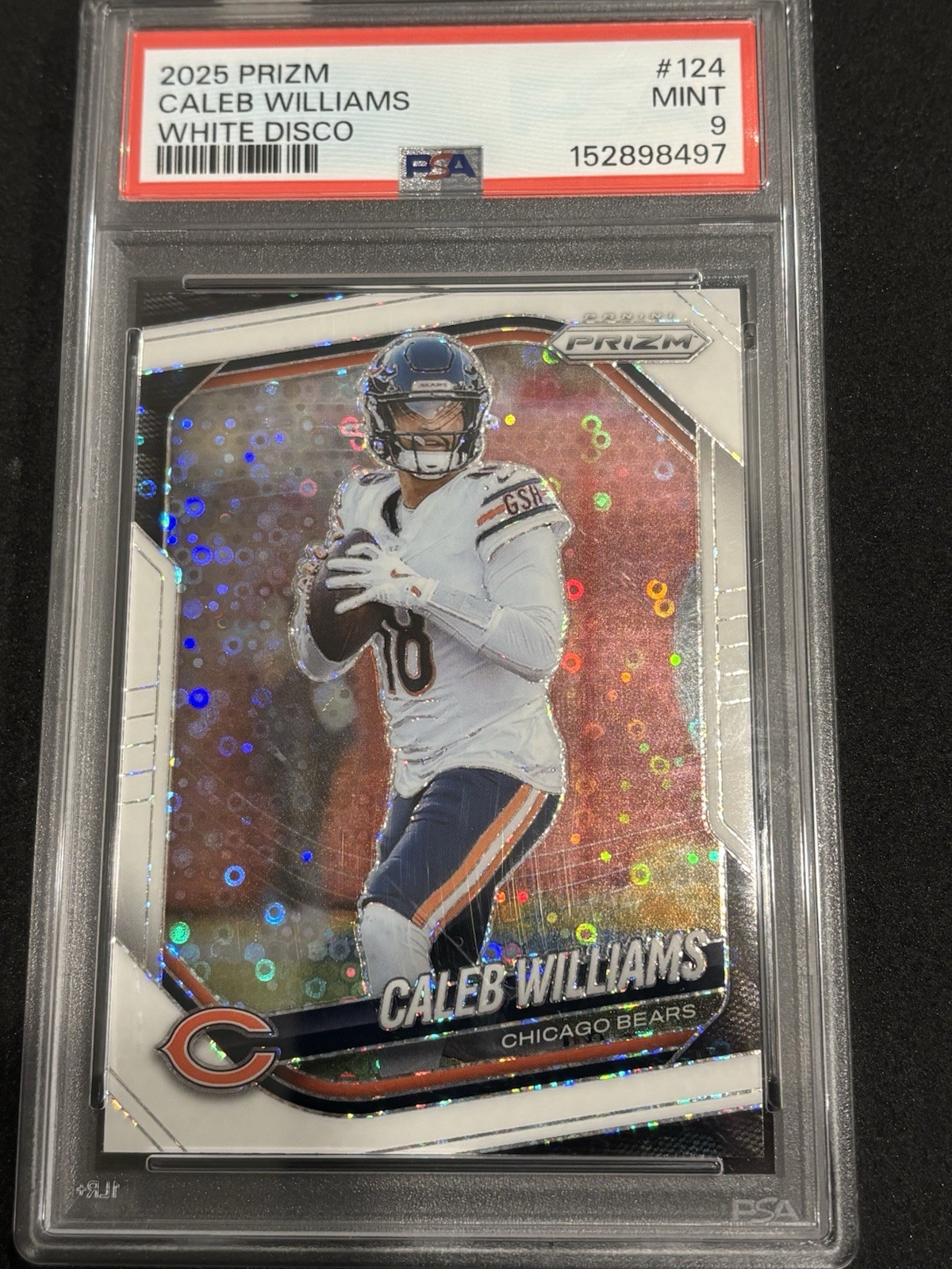 PSA 9 Disco Caleb Williams- Chrome Auto Monangai- Shock Monangai /#Swift Chrome view 2