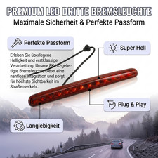 Dritte Rücklicht Hoch Rückleuchte für FIAT 500 09-18 LED Zusatz- Bremsleuchte