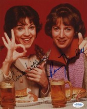 Cindy Williams & Penny Marshall Signed 8x10 Photo Laverne & Shirley ACOA